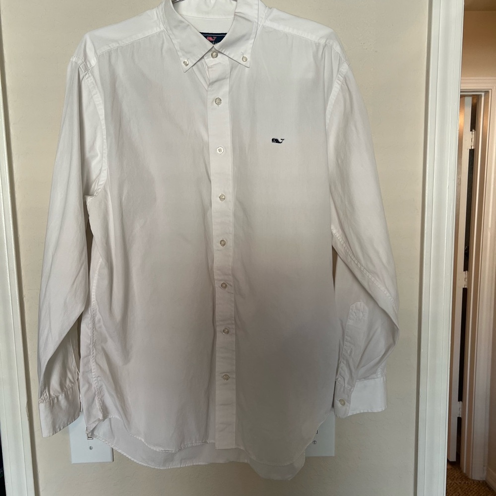 Vineyard Vines White Whale Shirt Button Down – Size L